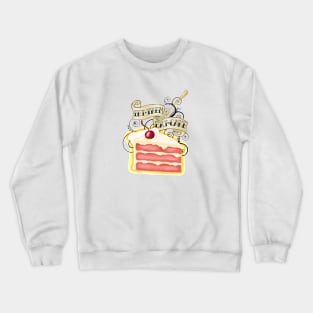 Let Them Eat Cake Tattoo Style Crewneck Sweatshirt